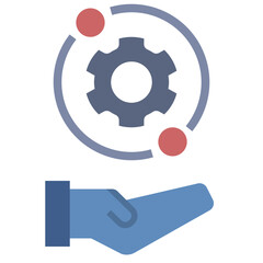 system flat style icon