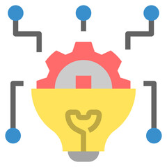 technology flat style icon