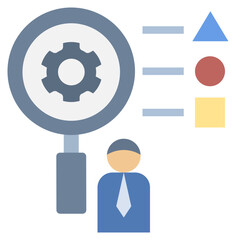 training flat style icon