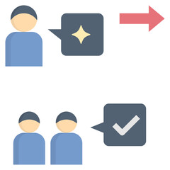 values flat style icon