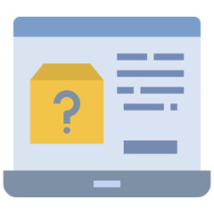 website flat style icon