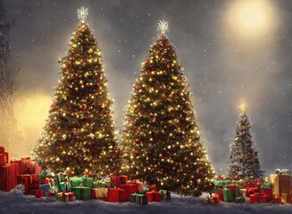 Obraz premium Christmas Tree