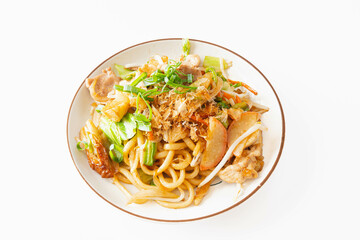 おいしそうな醤油味の焼うどん