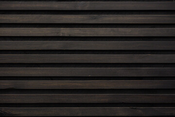 Horizontal wooden slats. Natural wood lath line arrange pattern texture background