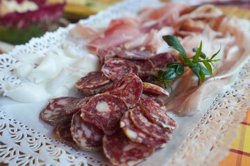 Wurst und Salami-Variation auf Sardinien