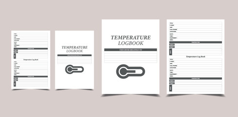 Temperature Log Book KDP Interior