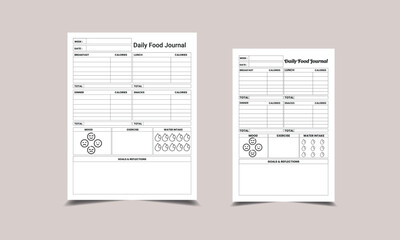 Updated Food Journal KDP Interior