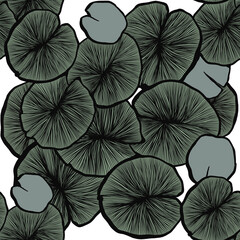 seamless pattern with lotuses flowers