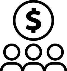 Obraz premium Business meeting,collaboration icon