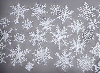 Naklejka na ściany i meble Snowflakes