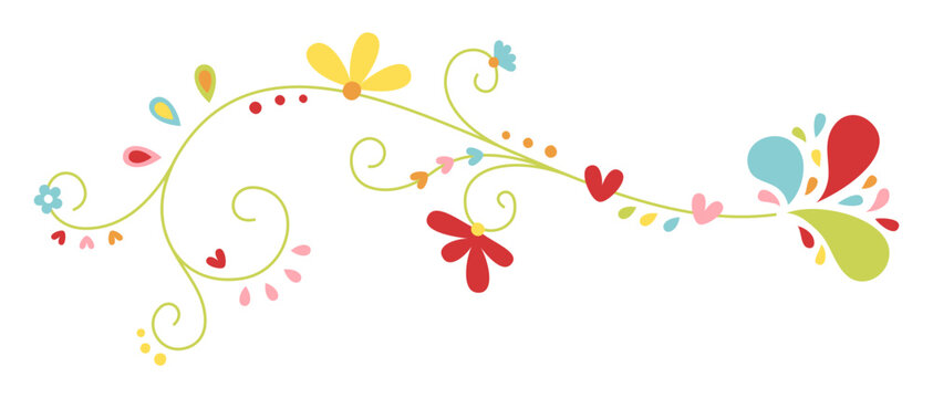 Spring Swirl Flourish