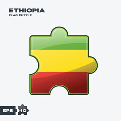 Ethiopia Flag Puzzle