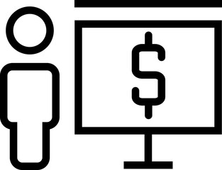 Investment linear icon