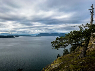 sunset on Pender Island