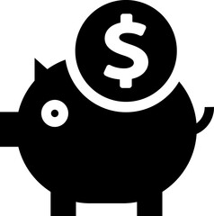 Money, cash icon. Banking, payment