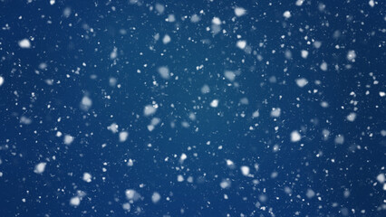 Falling snow background. Winter snowed sky