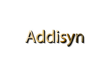 ADDISYN 3D GOLD MOCKUP