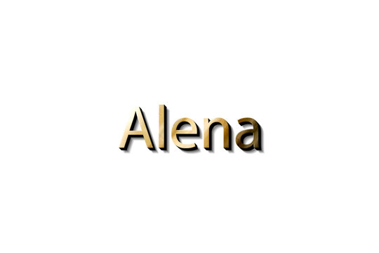 ALENA 3D MOCKUP TEXT