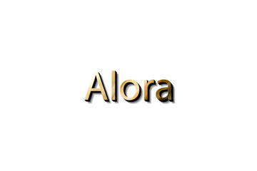 ALORA TEXT BASE MOCKUP