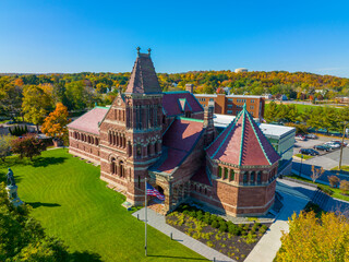 Winn Memorial Library is public library of Woburn, built in 1879 with Romanesque Revival style at...