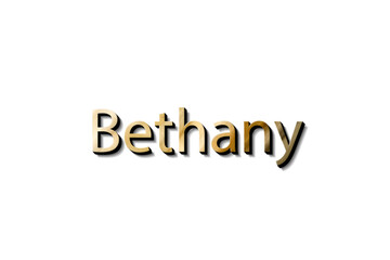 BETHANY 3D TEXT MOCKUP