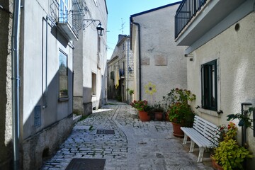 The Italian village of Oratino, Molise.