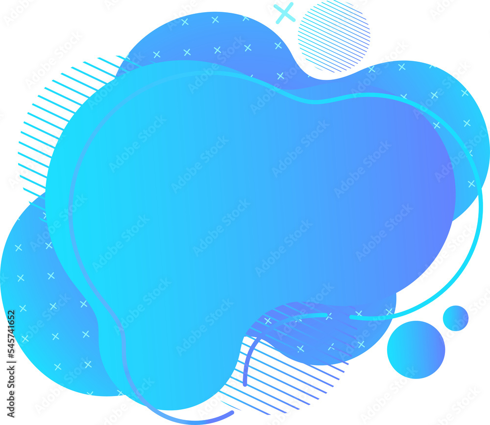 Aufkleber fluid abstract banners. geometric liquid forms. gradient elements for flyer, brochure and posts with