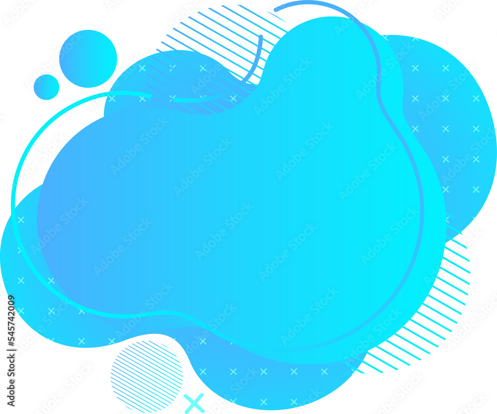Aufkleber fluid abstract banners. geometric liquid forms. gradient elements for flyer, brochure and posts with
