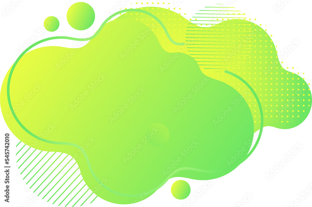 Aufkleber fluid abstract banners. geometric liquid forms. gradient elements for flyer, brochure and posts with