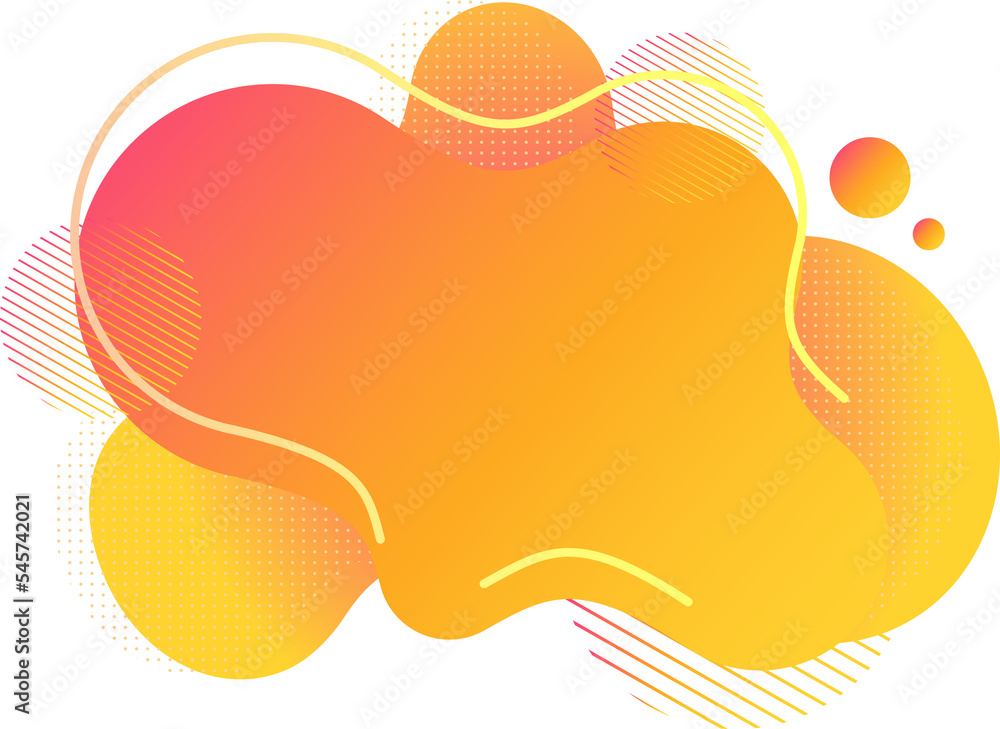 Aufkleber fluid abstract banners. geometric liquid forms. gradient elements for flyer, brochure and posts with