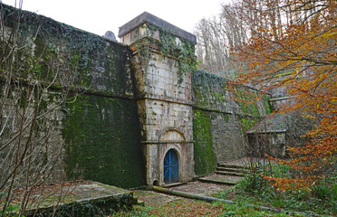 The Kirazlı Dam, located in Istanbul, Turkey, was built in 1818.
