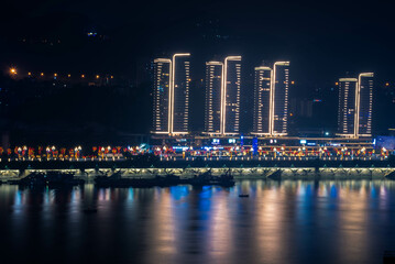 Obraz premium urban scene of Chongqing, China