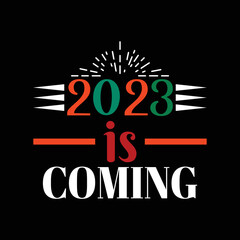 HAPPY NEW YEAR T-SHIRT DESIGN 2023