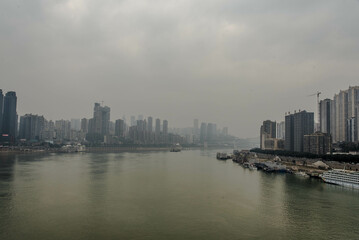 Fototapeta na wymiar urban scene of Chongqing, China