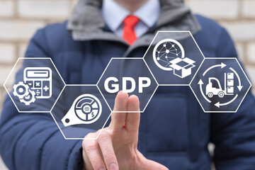 Concept of GDP Good Distribution Practice. GDP logistic standard control. Goods Distributor.