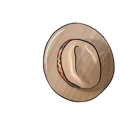 wooden sign on white background