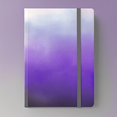 Contemporary gradient journal gray purple