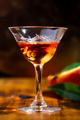 Orangen Liqueur eine close up Aufnahme