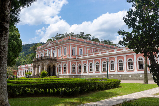 PETROPOLIS, RIO DE JANEIRO - BRAZIL - November 13, 2022 - The Museu Imperial de Petr&oacute;polis is a museum in the historic center of Petr&oacute;polis.