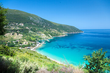 Fototapeta na wymiar Coast of Kefalonia island, Greece