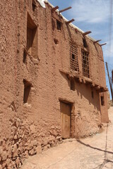 old house of adobe