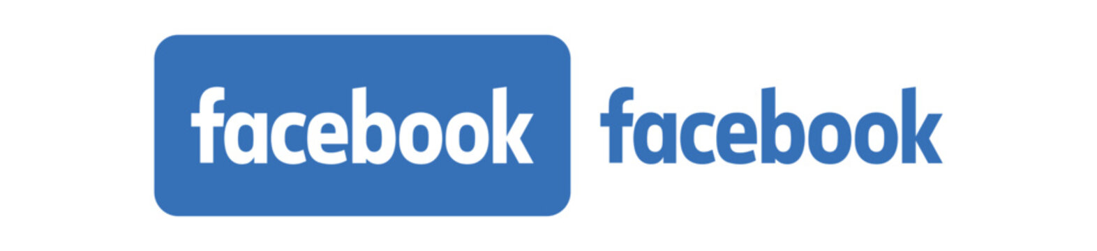 Facebook logo set on transparent background. EPS and PNG image.