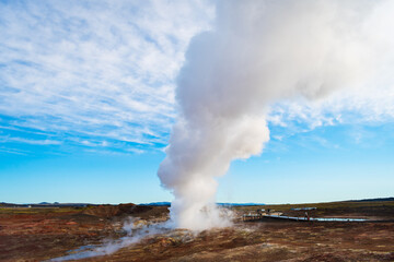 Fototapeta na wymiar Gunnuhver Hot Springs (Iceland)
