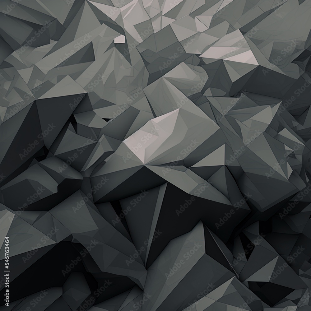 Poster background from polygons. with shadows and light.