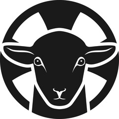 Obraz premium Lamb Of God Christian symbol