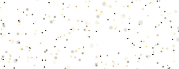 Glittering golden confetti png. Glittering golden confetti falls from above on transparent background. Celebrate festivals.
