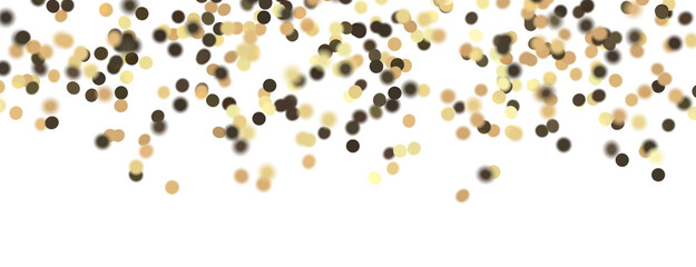 gold confetti