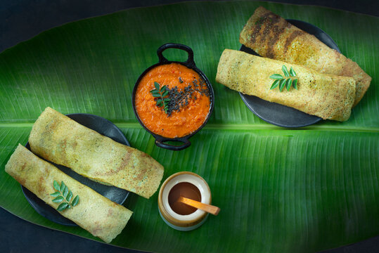 Dosa and chutney 