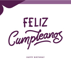 Happy birthday in spanish