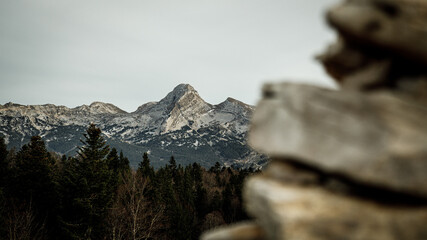 La chaîne du Vercors et Villard De Lans en Automne